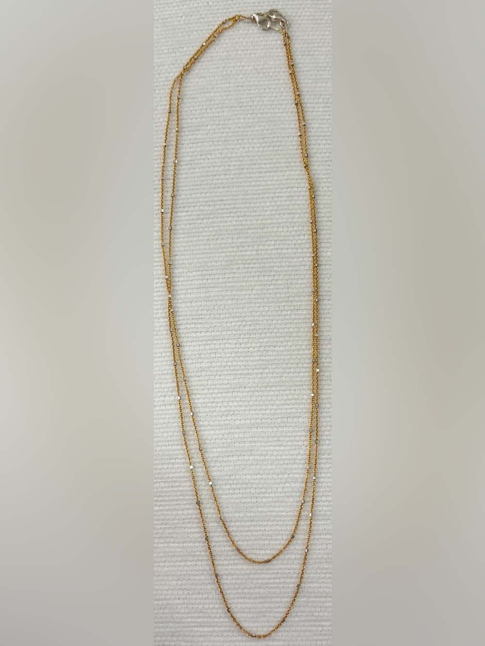 NEW SET OF 2 Purchased from Freida Rothman Gold Plated 925 Sterling Necklaces